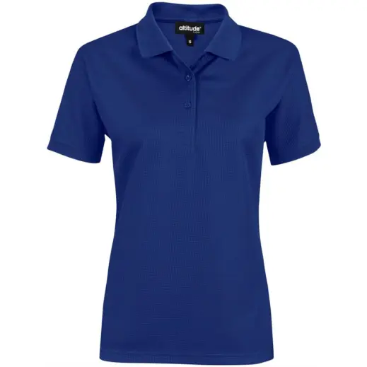 Ladies Exhibit Golf Shirt Royal